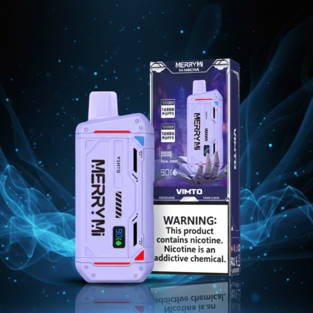 MerryMi Mecha 16K Lychee Ice - Vaper con nicotina y 16000 caladas, cigarrillo electrónico innovador